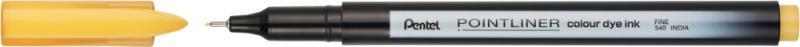 Pentel tűfilc SZÍNES Pointliner 0,4 mm – okkersárga
